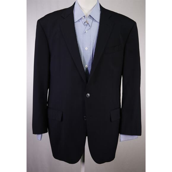Brooks Brothers Madison Navy Blazer Solid 2-Btn Wool Jacket 45R - Picture 2 of 10